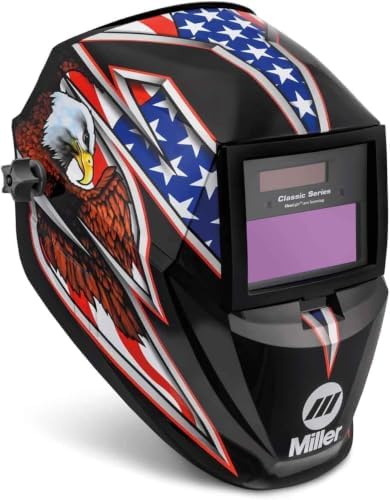 Miller Classic Series Welding Helmet, ClearLight™, Shade 8-13, Liberty