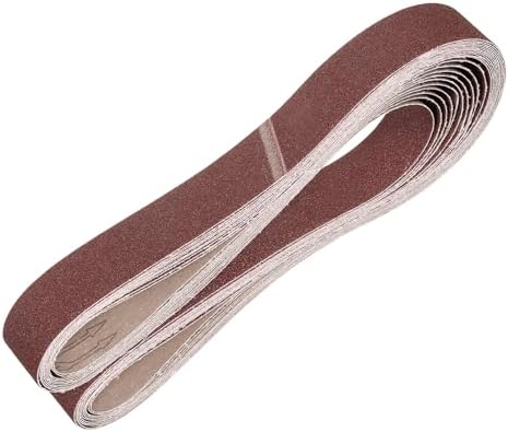 HARFINGTON 2 x 72 Inch Sanding Belts, 10 Pcs 40 Grits Aluminum Oxide