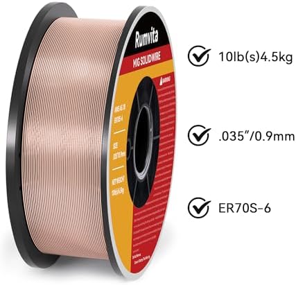 (2-Pack) Mig Welding Wire ER70S-6 .035"(0.9 mm)10LB Mild Steel MIG Wire