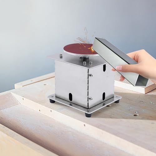 Mini Disc Sander 4inch 6000RPM 200W Tabletop Sander Bench Grinder Small Sanding Disc Machine for Crafts Wood Scissor Metal