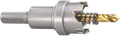 Starrett Tungsten Carbide Tipped Stainless Steel Sheet Metal Hole Saw - Ideal for Stainless, High Alloy Steel, Non-Ferrous Metals, Reinforced Fabrics - 1'' Diameter - SM25