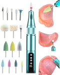Cordless Repair Kit 35000 RPM Mini Polisher for Edge Correction, Stains Remove and Surface Finishing, Includes 16 Polishing and Cleaning Attachments and Storage Box
