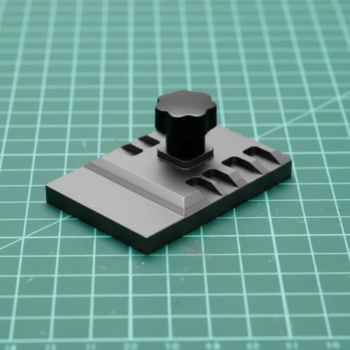 LeeQinersw Bench Vise Model Bending Device Pressure Plate Tool Multiple Edge Bender Stable Heavy-Duty Base Adjustable Slot Mechanism Suitable for Craft Projects Model Building Benches, S