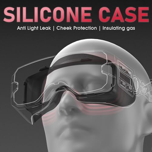 YESWELDER Welding Goggles Kit with LED Light, True Color Shade