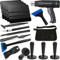 Spanno Heat Gun for Vinyl Wrap, Car Wrap Kit for Window Tint, Include Heat Gun, Plastic Squeegees, Magnet Holder, Vinyl Wrap Cutter