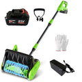 Cordless Snow Shovel, Electric Snow Shovel with Battery and Charger
