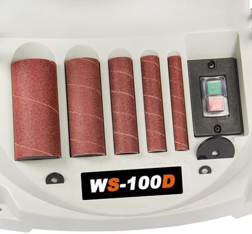 4 x 24 Belt & Oscillating Spindle Sander, KAKA INDUSTRIAL WS-100D