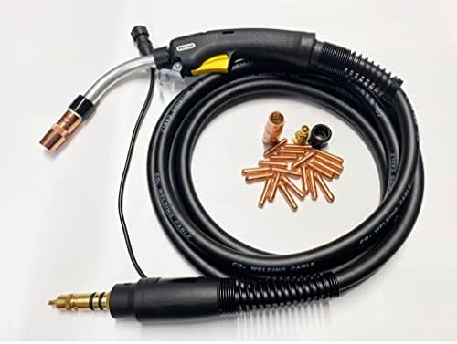 Mig Gun Replacement For Bernard BTB 300 Amp Q30 15ft Miller Connector Centerfire Parts (Mig Gun With .035" Kit)