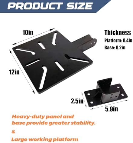 Heavy Duty Bench Grinder Stand Mount Vise and Grinder, Wall and Table Mounting, Grinder Stand Suitable for Grinders, Vises, Drill Press, etc