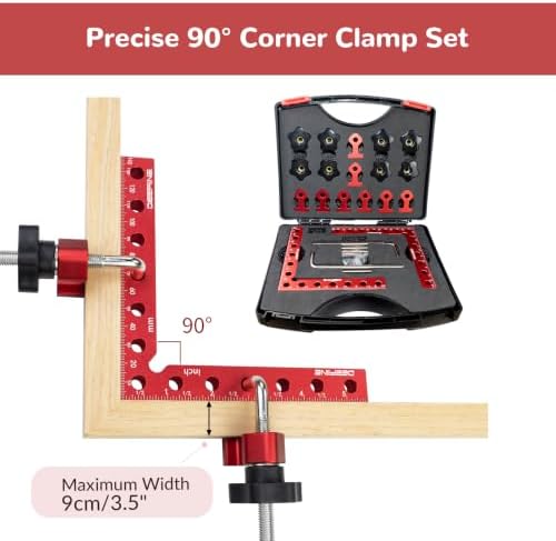 Corner Clamps for Woodworking, 4-Pack 90 Degree Right Angle Clamps