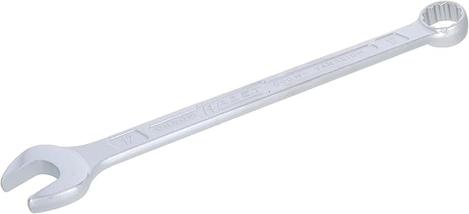 HAZET Combination Wrench Set 600SPC/16 I 16 Tools, Output: External Double Hexagon, Width Across Flats: 7-24 Mm, Slim Ring Wrench Shank with Extra Sturdy Double T-Profile