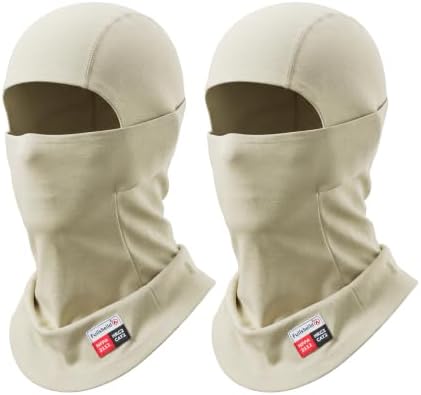 Fullsheild FR Balaclava CAT2 7oz Flame-Retardant Cotton Face Mask, NFPA2112