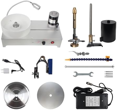 CNCTOPBAOS Gemstone Grinding Machine Polishing Angle Gem Faceting Polisher