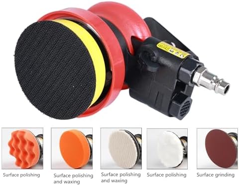 3inch Random Orbital Air Sander,Mini Pneumatic sander For Wood, Composites