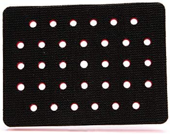 3M Hookit Clean Sanding Pad, 20435, 3 in x 4 in x 1/2 in Red Foam