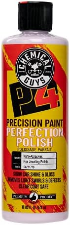 Chemical Guys, P4 Precision Paint Perfection Polish for Clear Coat, 16 oz