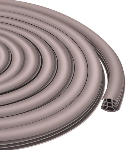 Flexible EPDM Rubber Strip (100 ft Long x 1 inch Wide) - Concrete Crack Repair & Replacement, Weather & Aging Resistant Expansion Joint Filler for Driveways, Sidewalks