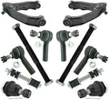 TRQ Front Steering & Suspension Kit Ball Joint Control Arm with Ball Joint
