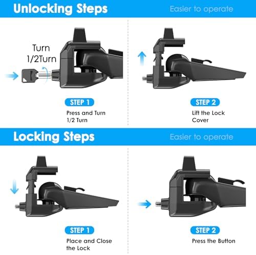 Trailer Lock Only Fit for 2-5/16" Ball Coupler Heavy Duty Anti-Theft Hitch Locks