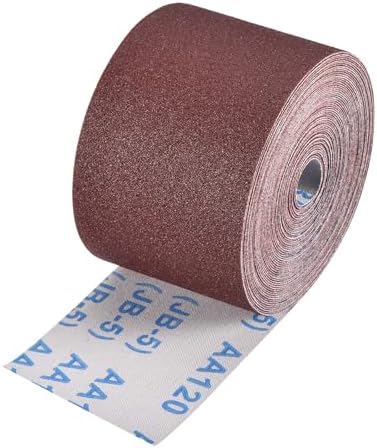 Sandpaper Roll 3Inch 35FT 120Grit Aluminum Oxide Emery Cloth Roll