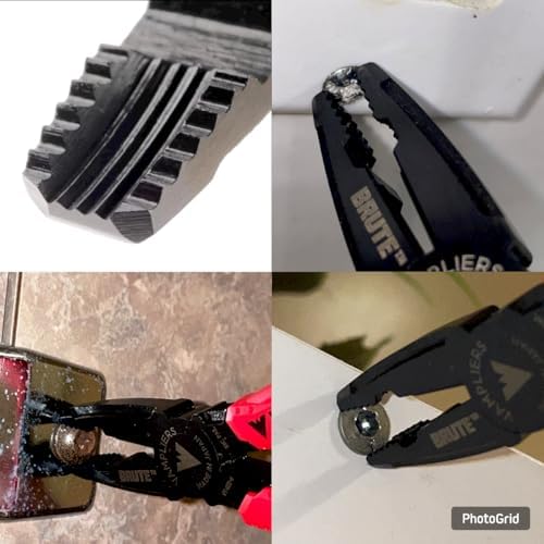 VAMPLIERS 6.25" Stripped Screw Extractor Pliers Black Oxide Coating BRUTE™