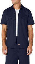 Dickies Men’s Short Sleeve Work Shirt – Durable Twill Button Down Shirts for Men, Lightweight Uniform for Daily Wear