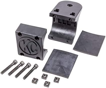 KC HiLiTES 7307 Tube Clamp Light Mount Bracket for 1.75" to 2" Diameter Round Light Bars and Roof Racks - Single