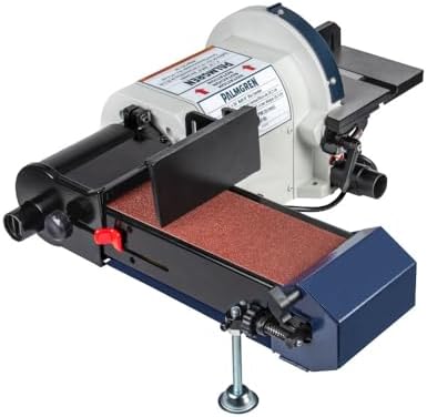 PALMGREN 9681063-4" x 36" Belt 8" Disc Finishing Machine