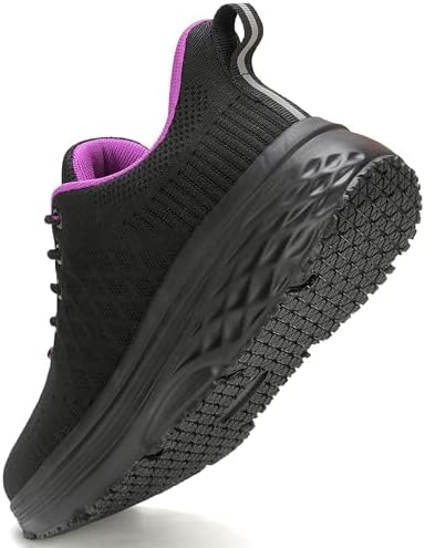 AVW Womens Non Slip Work Shoes Walking Sneakers Food Service Kitchen Shoes