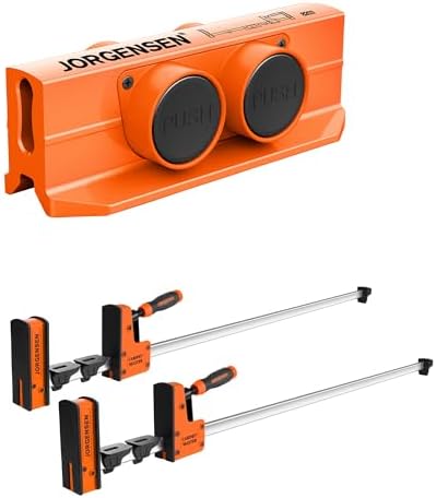 JORGENSEN 36-Inch Parallel Bar Clamp 2-Pack & Parallel Clamp Extender