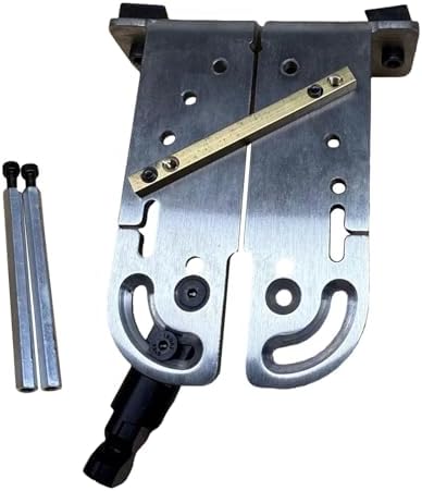 Jewelers Bench Pin Saw Vise, Stainless Steel Table Clamp with Wooden Pin for Jewelry Making, Sawing, and Filing