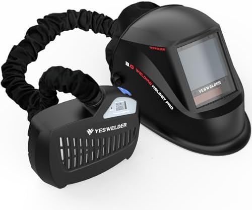 YESWELDER PAPR Welding Helmet, True Color Air-Purifying Respirator