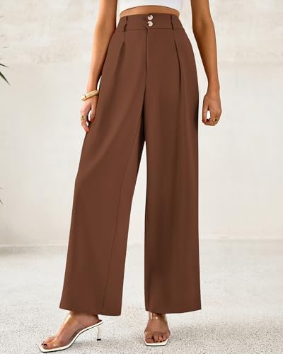 BTFBM Wide Leg Dress Pants Women Business Casual Outfits