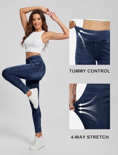 FireSwan Stretchy Jeggings for Women High Waisted Pull On Skinny Jeans