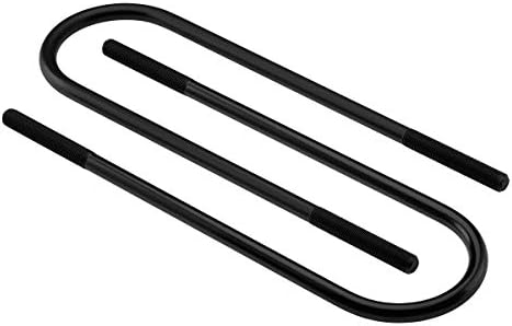 Supreme Suspensions - 4X Heavy-Duty Round Bend U-Bolts for Lifted Applications => 13.5" Long x 3.75" Wide x 9/16" Threads
