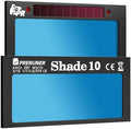 Core Series HD Shade 10 Auto Darkening Welding Lens 2"x4 1/4", Slim 0.2" True Color Welding Lens with Natural View for Pancake & Sugar Scoop Welding Hoods
