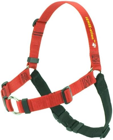 The Original Sense-ation No-Pull Dog Training Harness (Red, Large Wide)