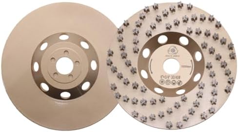 6" ComeFloor Diamond Grinding Cup Wheel for Concrete & Masonry, 77 Aggressive Star Segments, 30/40 Grit, 19mm Arbor Hilti DG150