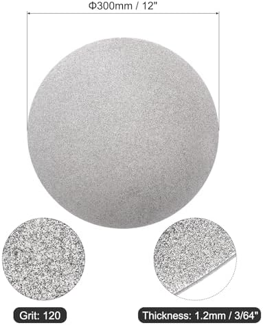 uxcell Diamond Sanding Grinding Disc, 12in (300mm) Grit 120 No Center Hole
