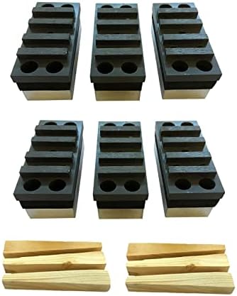 Diamond Grinding Blocks for Concrete Grinding, Set of 6, #30/40 Grit