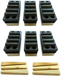 Diamond Grinding Blocks for Concrete Grinding, Set of 6, #30/40 Grit