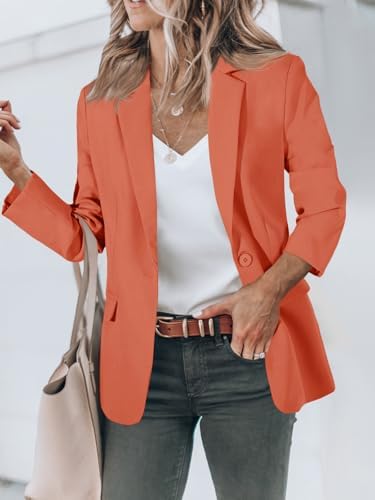 Cicy Bell Womens Casual Blazers Long Sleeve Work Office Suit Jackets Blazer