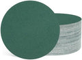 50Pcs Sanding Discs 6In 150Grit Hook and Loop Sandpapers Green