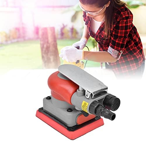 Surfprep Sander, Alloy Steel Air Squares Air Sander，75x100mm Sanding Machine for Wood, Composites, Metal, Car Beauty