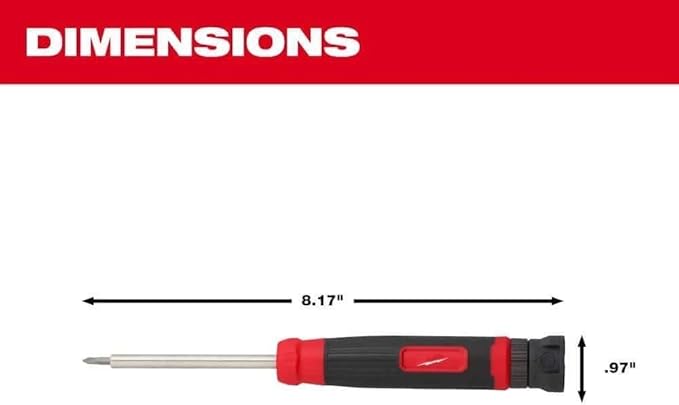 New 48-22-2934 for Milwaukee 27-in-1 Security Precision Multi-Bit Screwdriver Length 8.17in