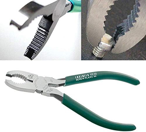 ENGINEER PZ-55 150mm Screw Removal Pliers Serrated Steel Jaws Made in Japan
