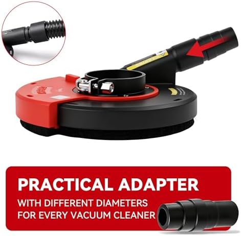 HERZO Universal Surface Grinding Dust Shroud for 7 Inch Angle Grinder Grinding Task