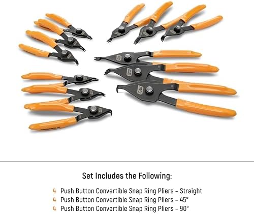 GEARWRENCH 12 Pc Convertible Snap Ring Pliers | 89710