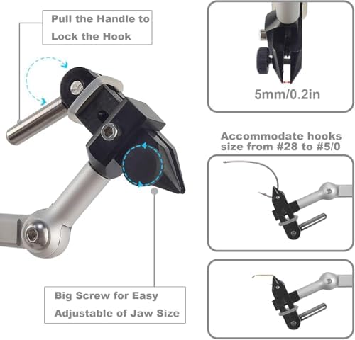 Aventik MicroGrip II Generation Rotary Fly Tying Vise – Complete Vise, Tools & Materials for Professional-Quality Flies (MicroGrip Pro Kit)