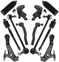 TRQ Front Steering and Suspension Kit Tie Rods Ball Joints Control Arms